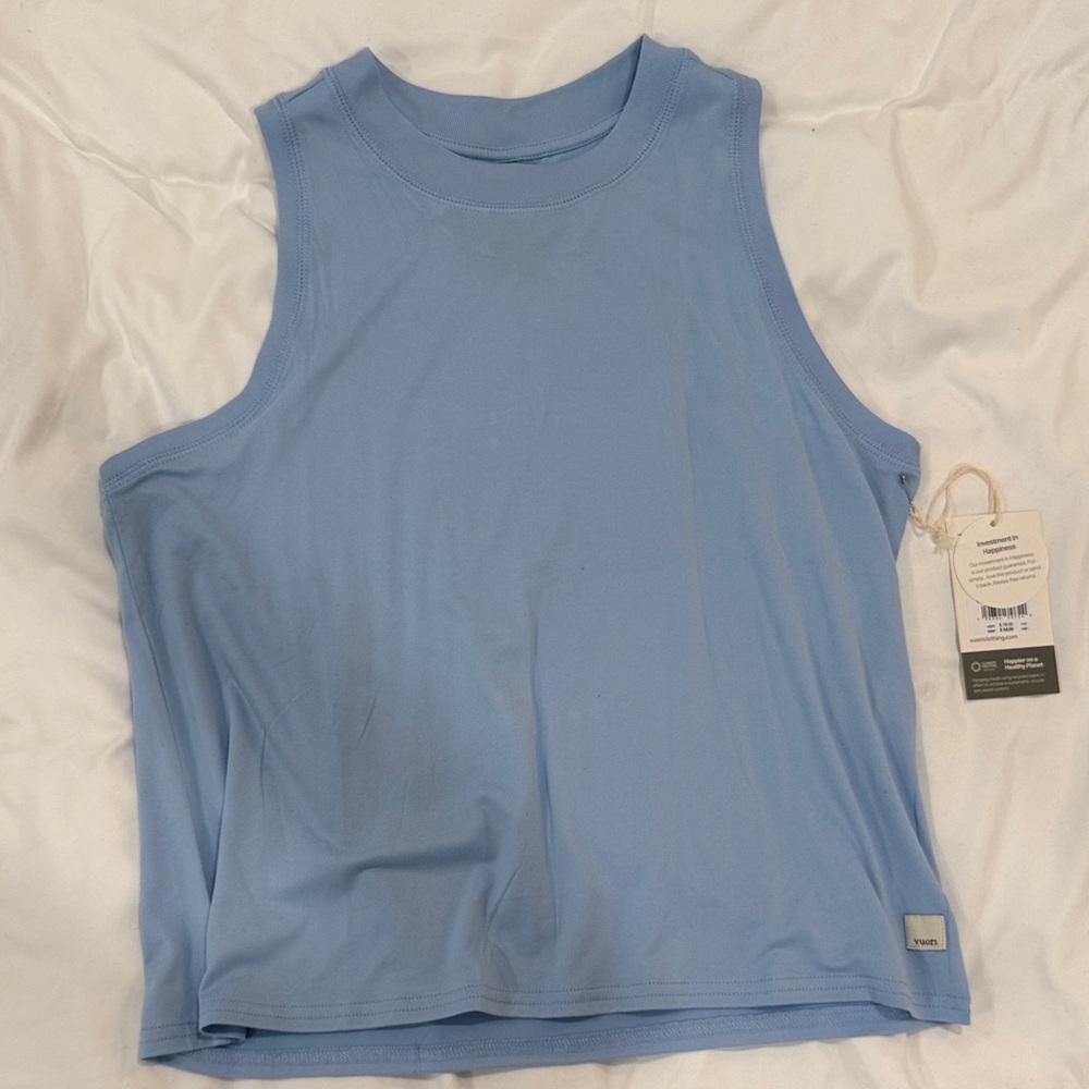 NWT Vuori energy top surf blue Small s